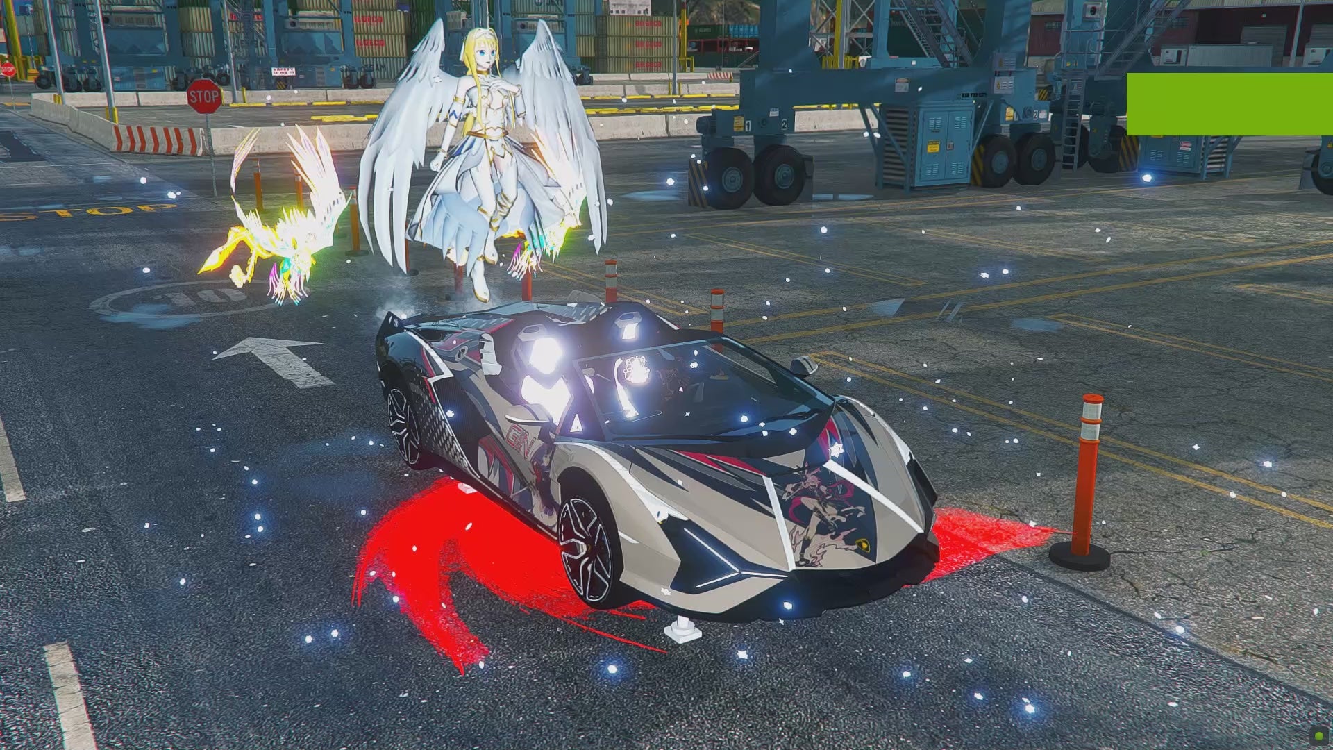 Lamborghini Sian R Glowing Car 3d Dinamic RGB Lights